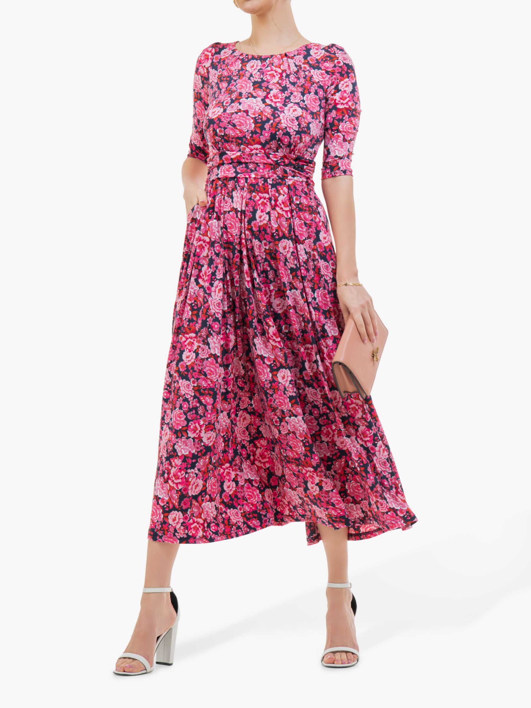 Jolie Moi Floral Print Maxi Dress, Multi