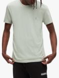 AllSaints Tonic Crew Neck T-Shirt, Pack of 3, Reed Green/Lilac/Grey Marl