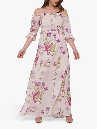 Frock and Frill Angelica Floral Print Maxi Dress, Multi