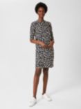 Hobbs Iza Leopard Print Tunic Dress