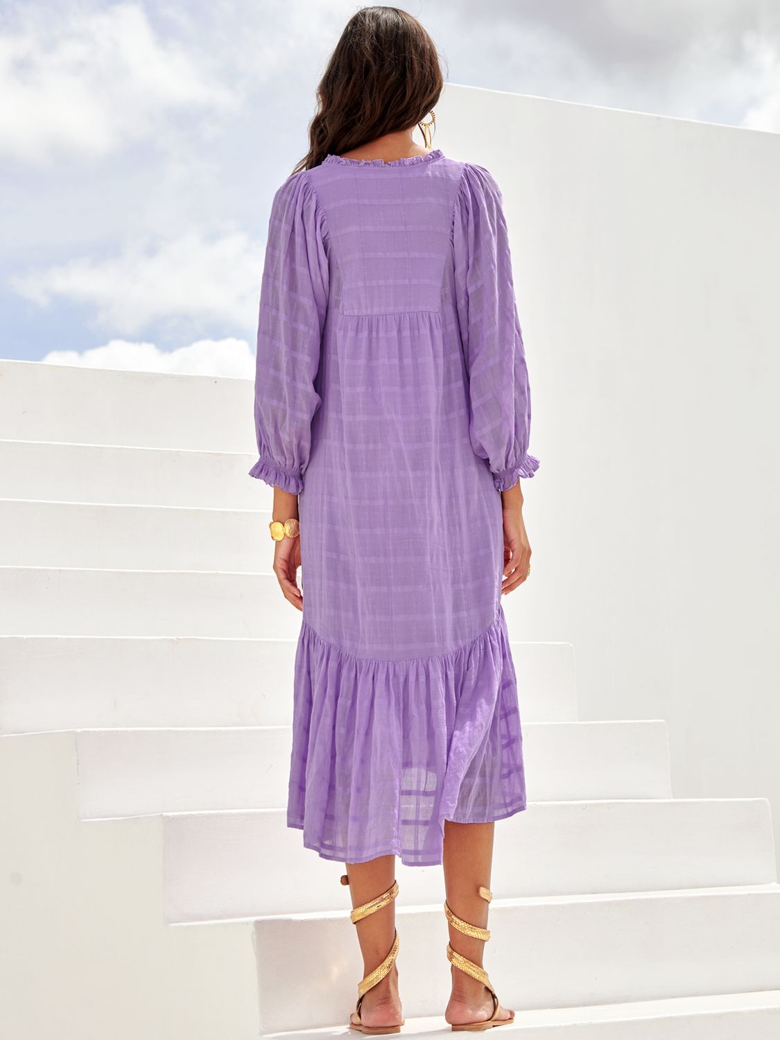 Buy Aspiga Boho Cotton Midi Dress Online at johnlewis.com