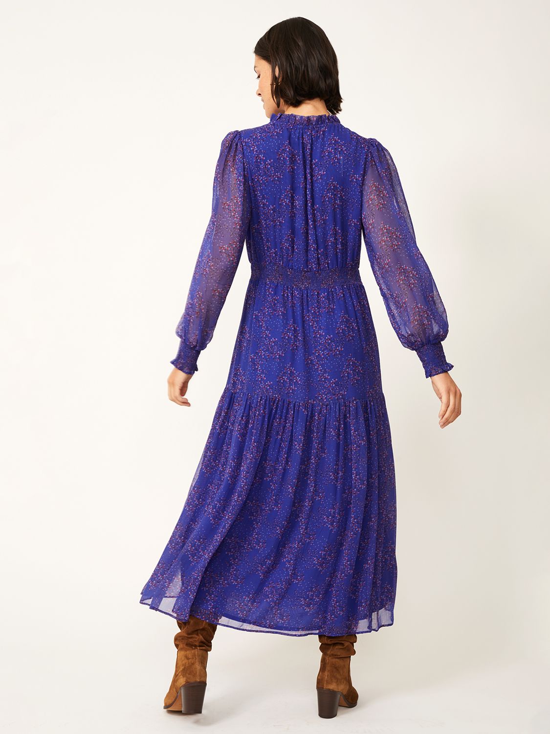 Aspiga Ditsy Floral Maxi Dress, Daylight Blue at John Lewis & Partners