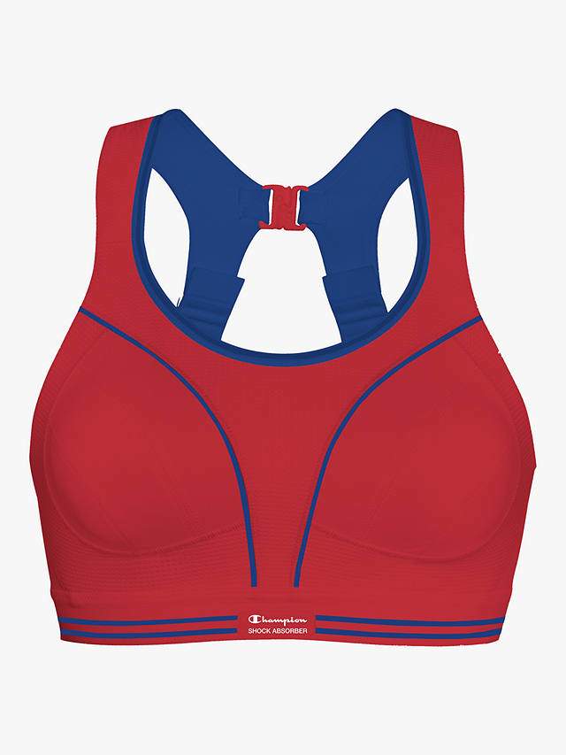 Shock Absorber Ultimate Run Non-Wired Sports Bra, Red