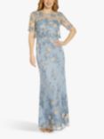 Adrianna Papell Embroidered Popover Dress, Skyway