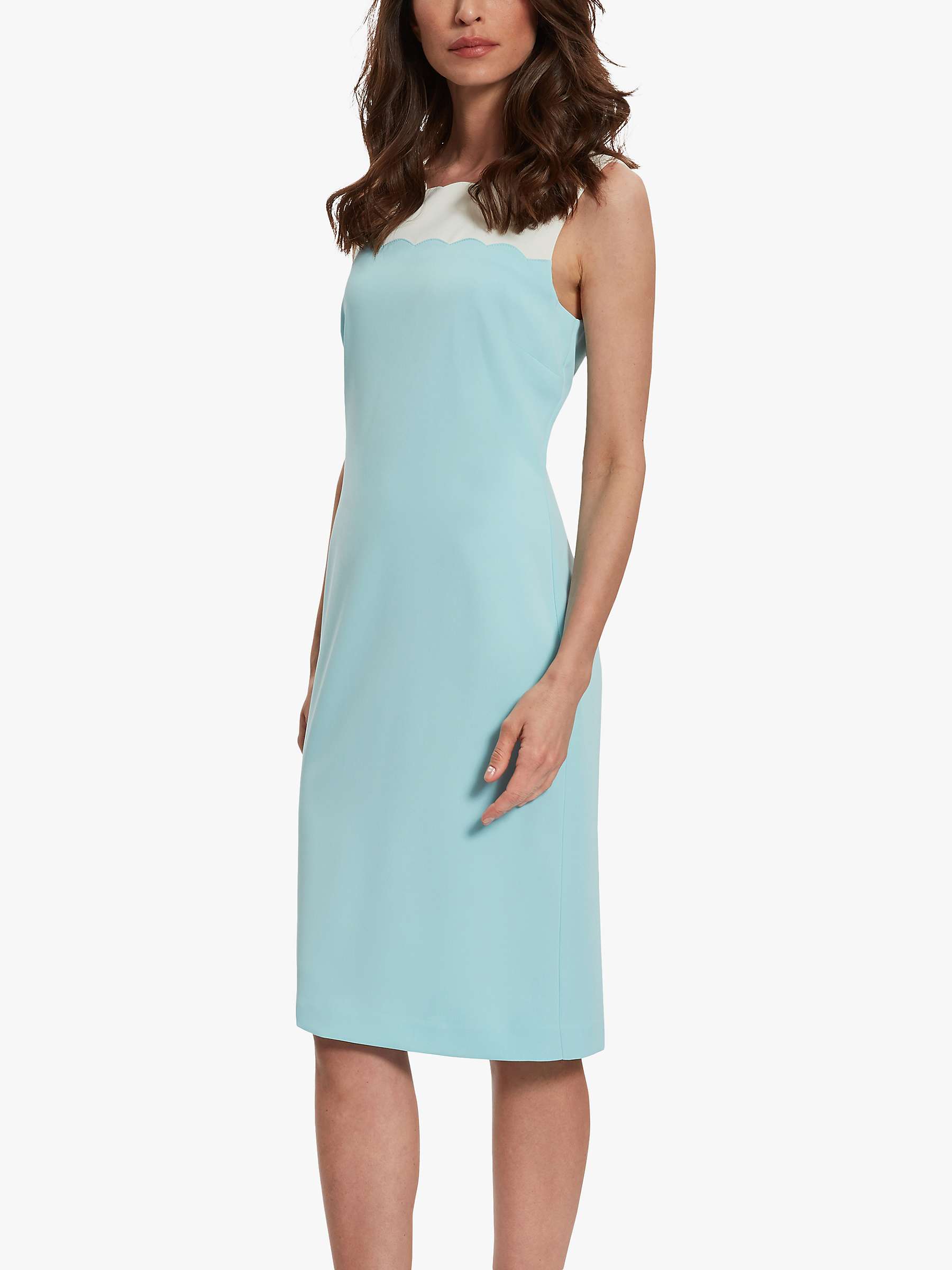 Buy Gina Olivina Sleeveless Scallop Dress Online at johnlewis.com