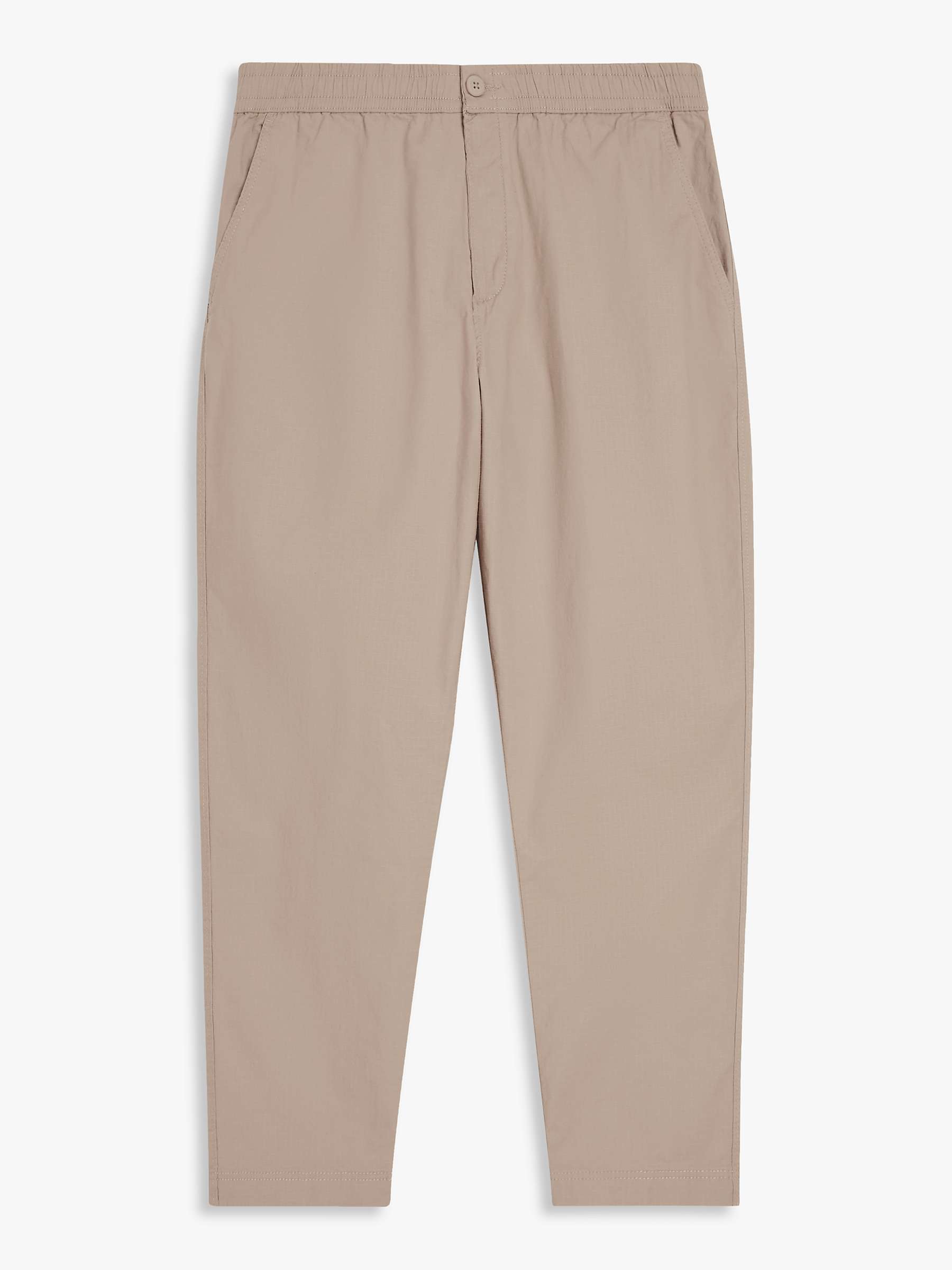 Buy John Lewis ANYDAY Relaxed Fit Ripstop Stretch Cotton Ankle Trousers Online at johnlewis.com