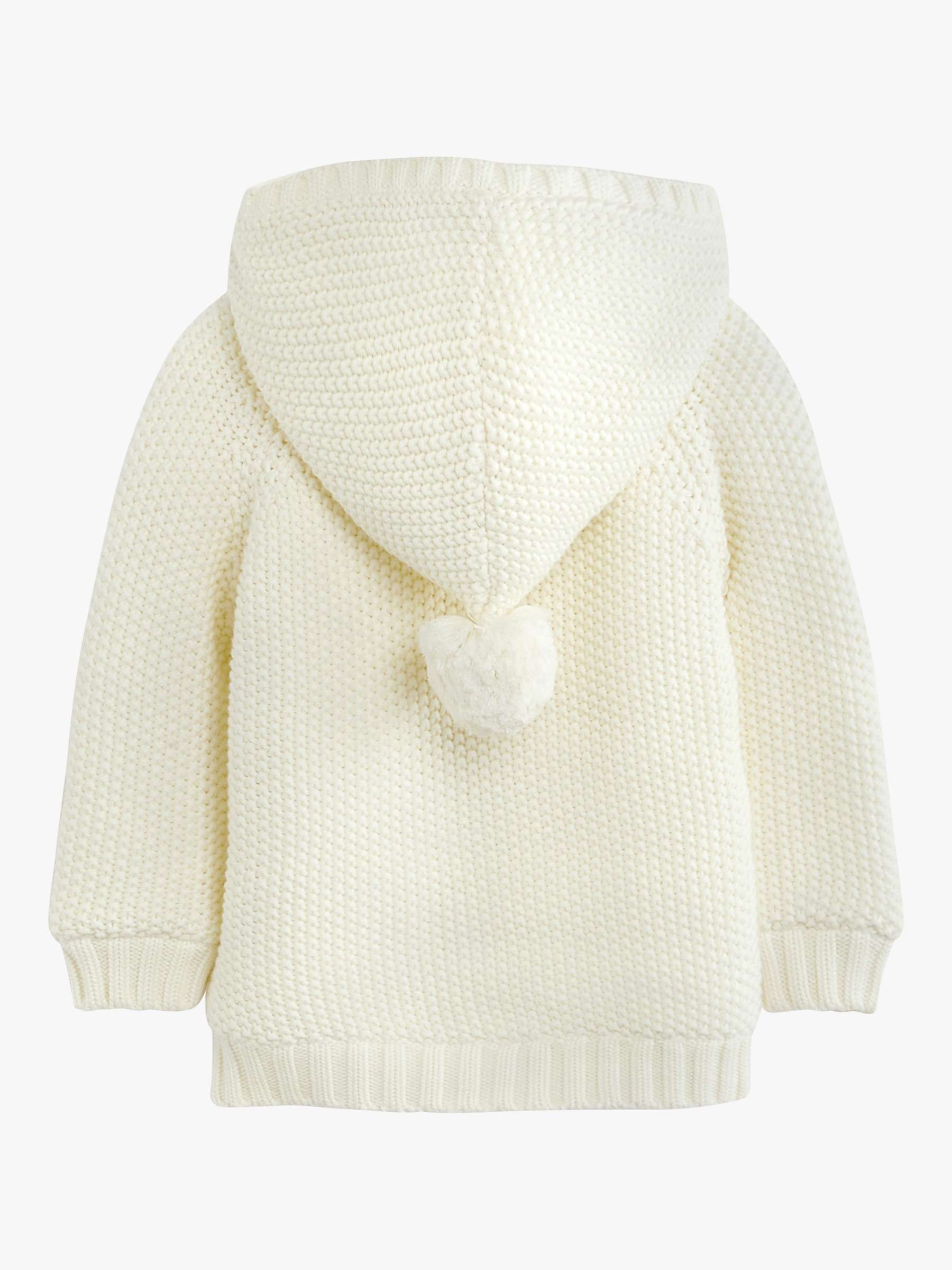 Buy The Little Tailor Plushed Lined Baby Cotton Pom Pom Coat Online at johnlewis.com