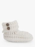 The Little Tailor Baby Button Knit Booties