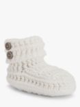 The Little Tailor Baby Button Knit Booties