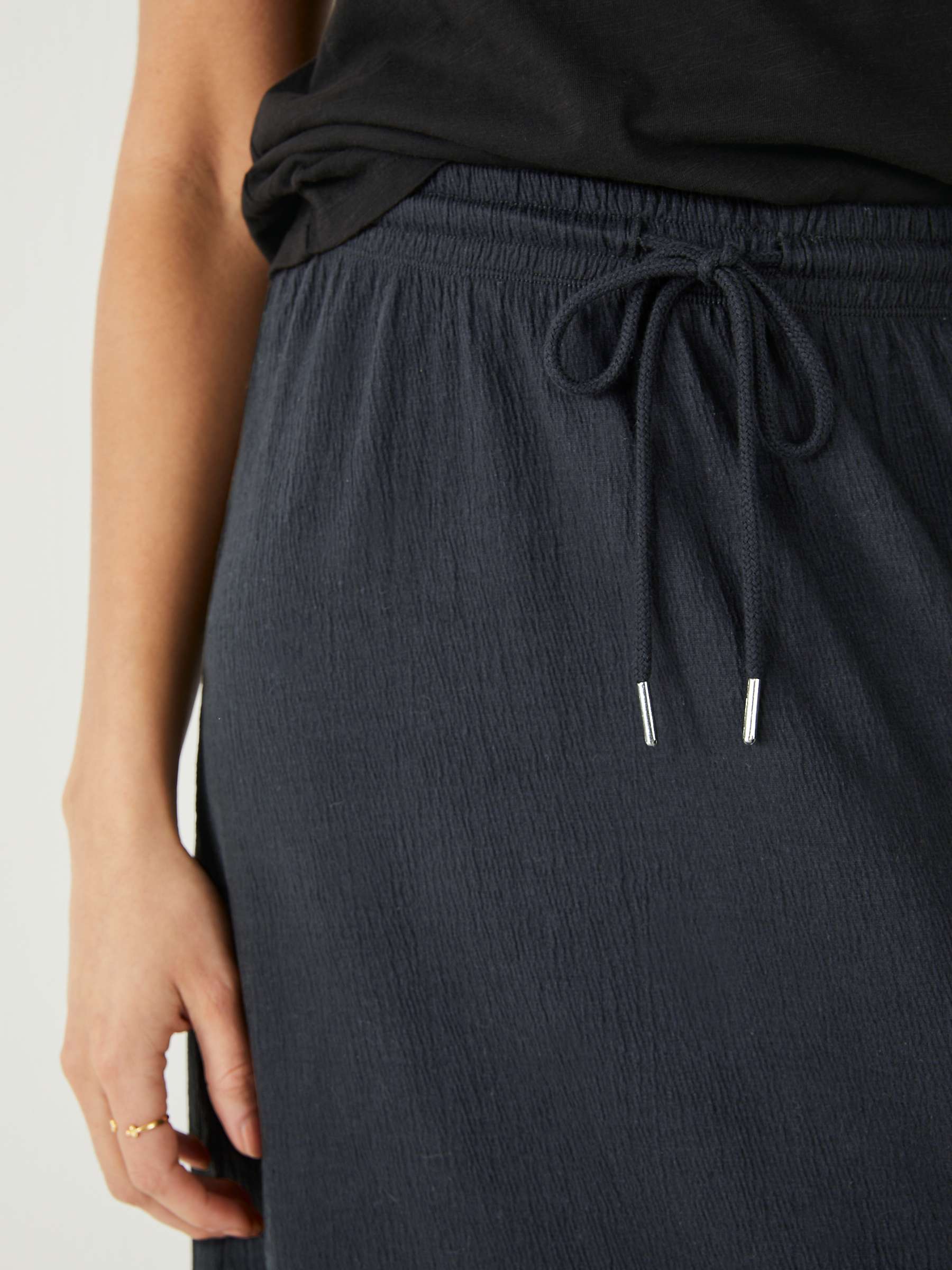 hush Ridley Textured Jersey Midi Skirt ...