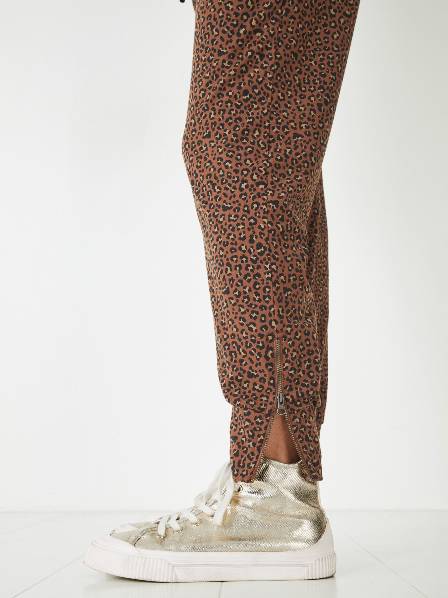 hush Amie Joggers, Brown Leopard at John Lewis & Partners