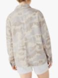 HUSH Reid Cargo Camouflage Jacket, Soft Pink