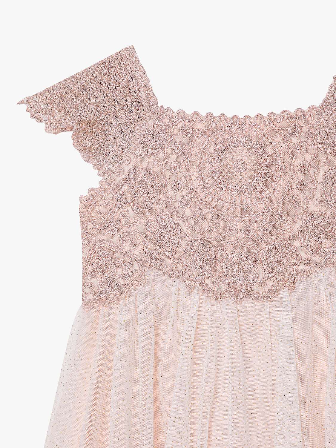 Buy Monsoon Baby Estella Floral Embroidered Dress Online at johnlewis.com