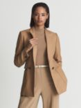 Reiss Larsson Double Breasted Blazer, Camel