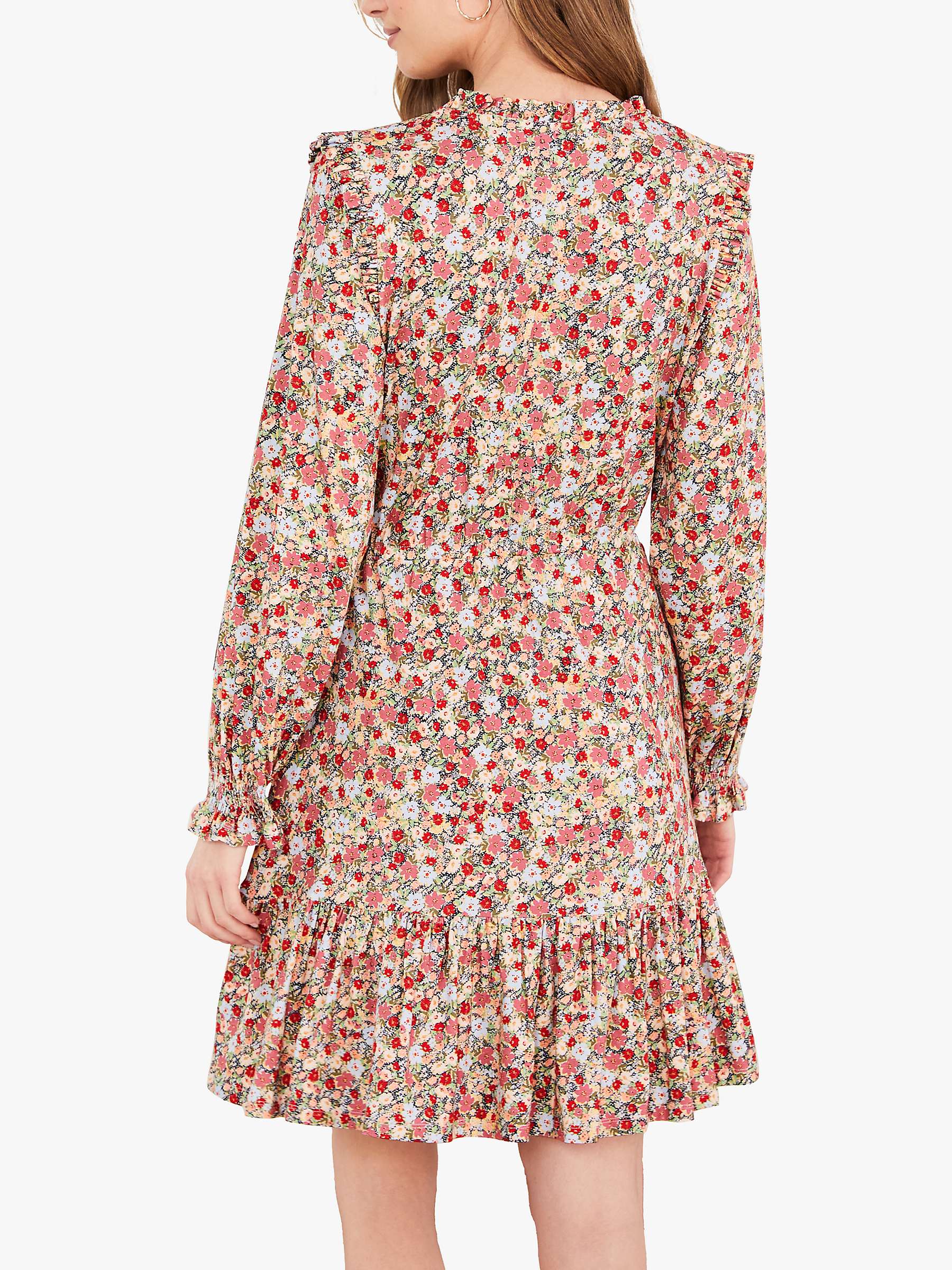 Buy Baukjen Noa Wildflower Print Mini Dress, Pink Online at johnlewis.com