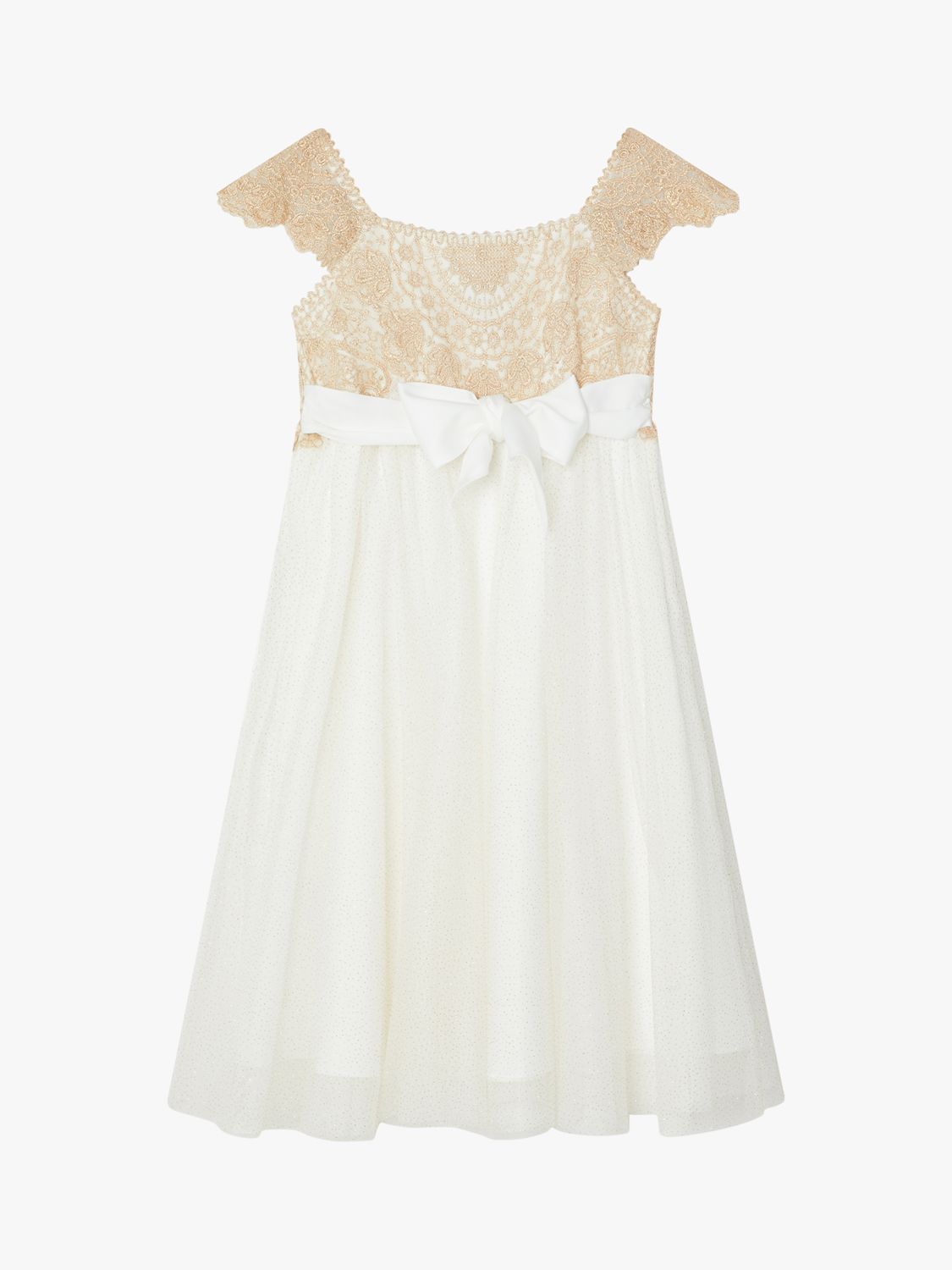 Buy Monsoon Kids' Estella Floral Embroidered Dress Online at johnlewis.com