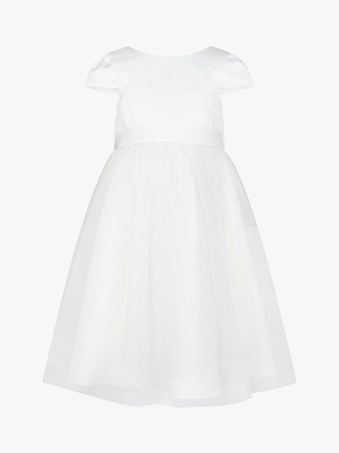Monsoon Kids' Tulle Bridesmaid Dress, Ivory, 3 years