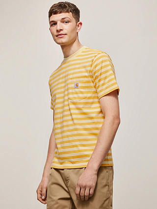 Carhartt WIP Scotty Stripe Pocket T-Shirt, Popsicle