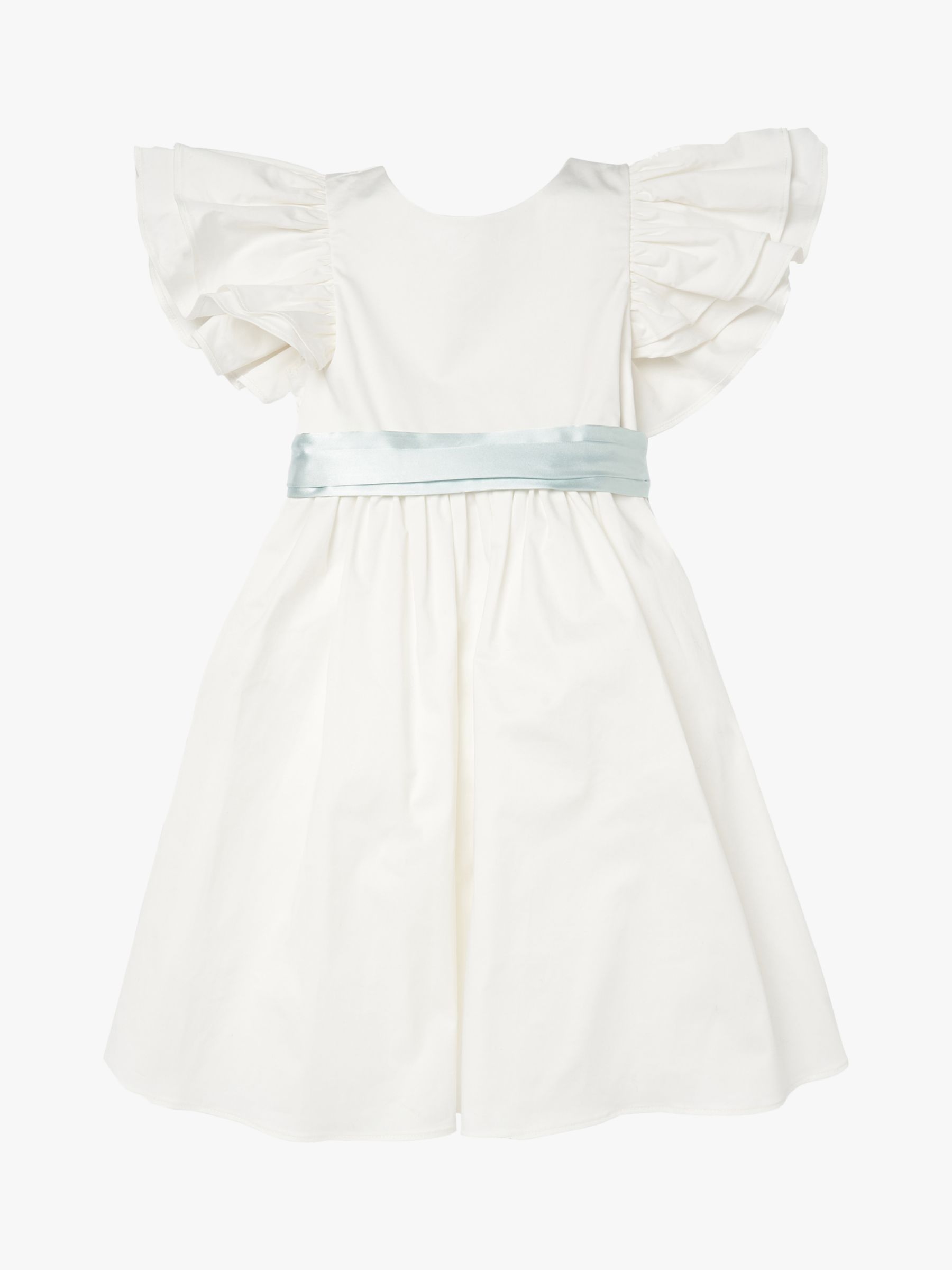 Buy Angel & Rocket Kids' Sylvie Ruffle Sleeve Bridesmaid Dress Online at johnlewis.com