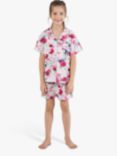 Angel & Rocket Kids' Mina Floral Short Pyjama Set, Multi