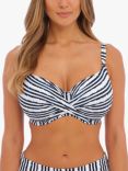 Fantasie Sunshine Coast Underwired Full Cup Bikini Top, White/French Navy