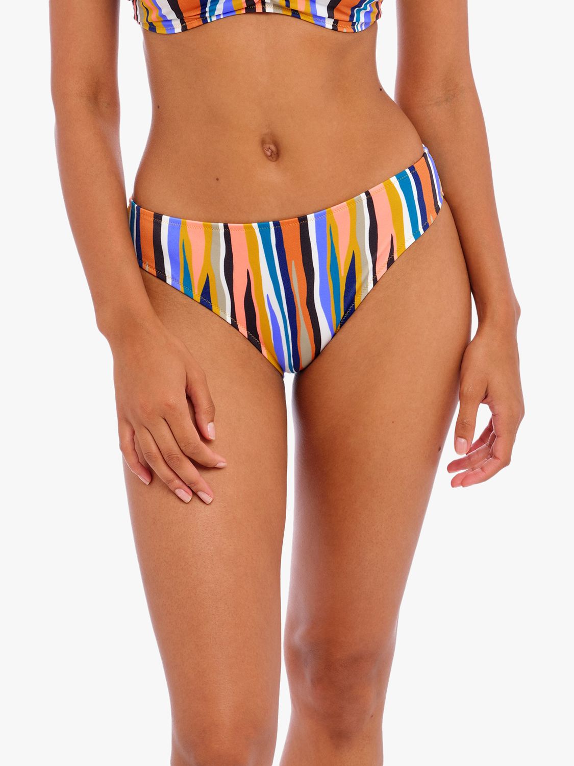 John Lewis Jungle Cat Ruched Bikini Shorts Multi Size 10 New with Tags Free P&P 