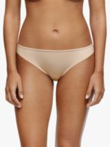 Ambra Bondi Bare Hi Cut Brief, Mushroom at John Lewis & Partners