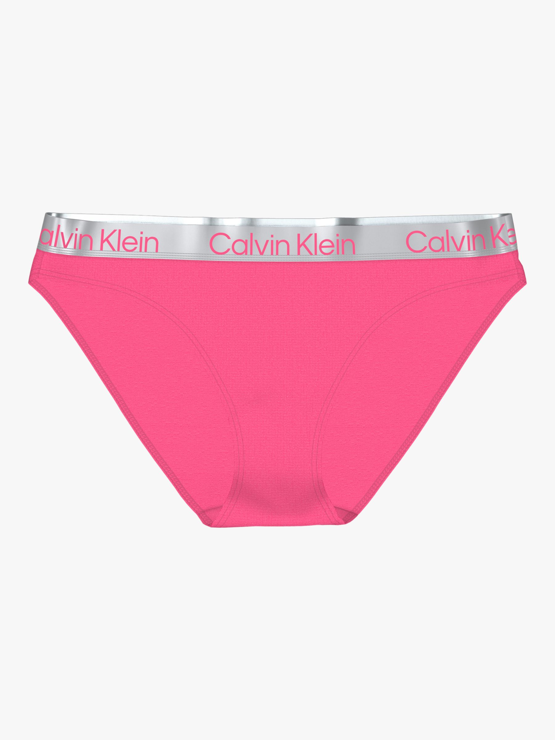 Calvin Klein Radiant Cotton Bikini Knickers Raspberry Sorbet At John Lewis And Partners 1817