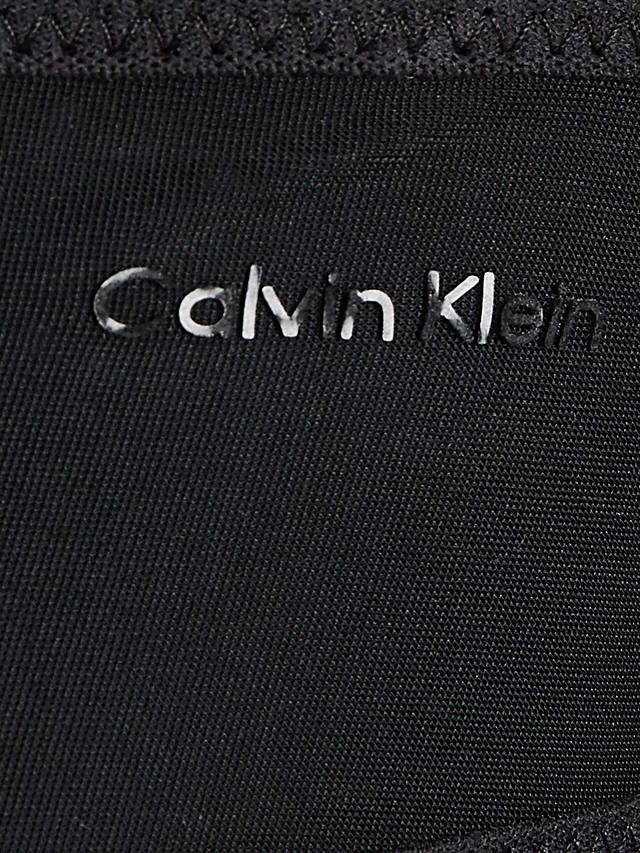 Calvin Klein Sheer Marquisette Bikini Knickers, Black