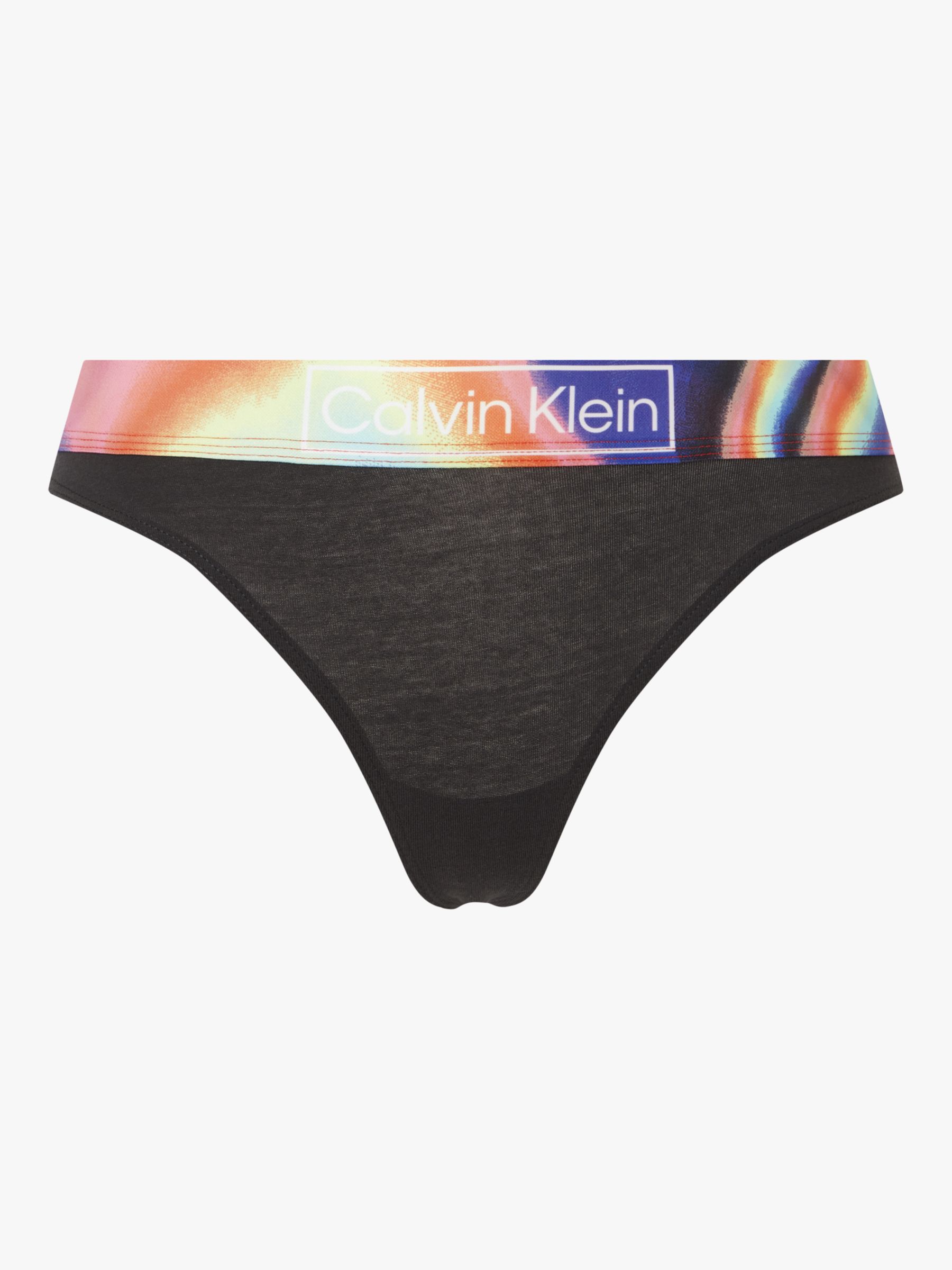 Calvin Klein Reimagined Pride Thong, Black