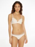 Calvin Klein Seductive Comfort Lift Underwired Demi Bra, Ivory