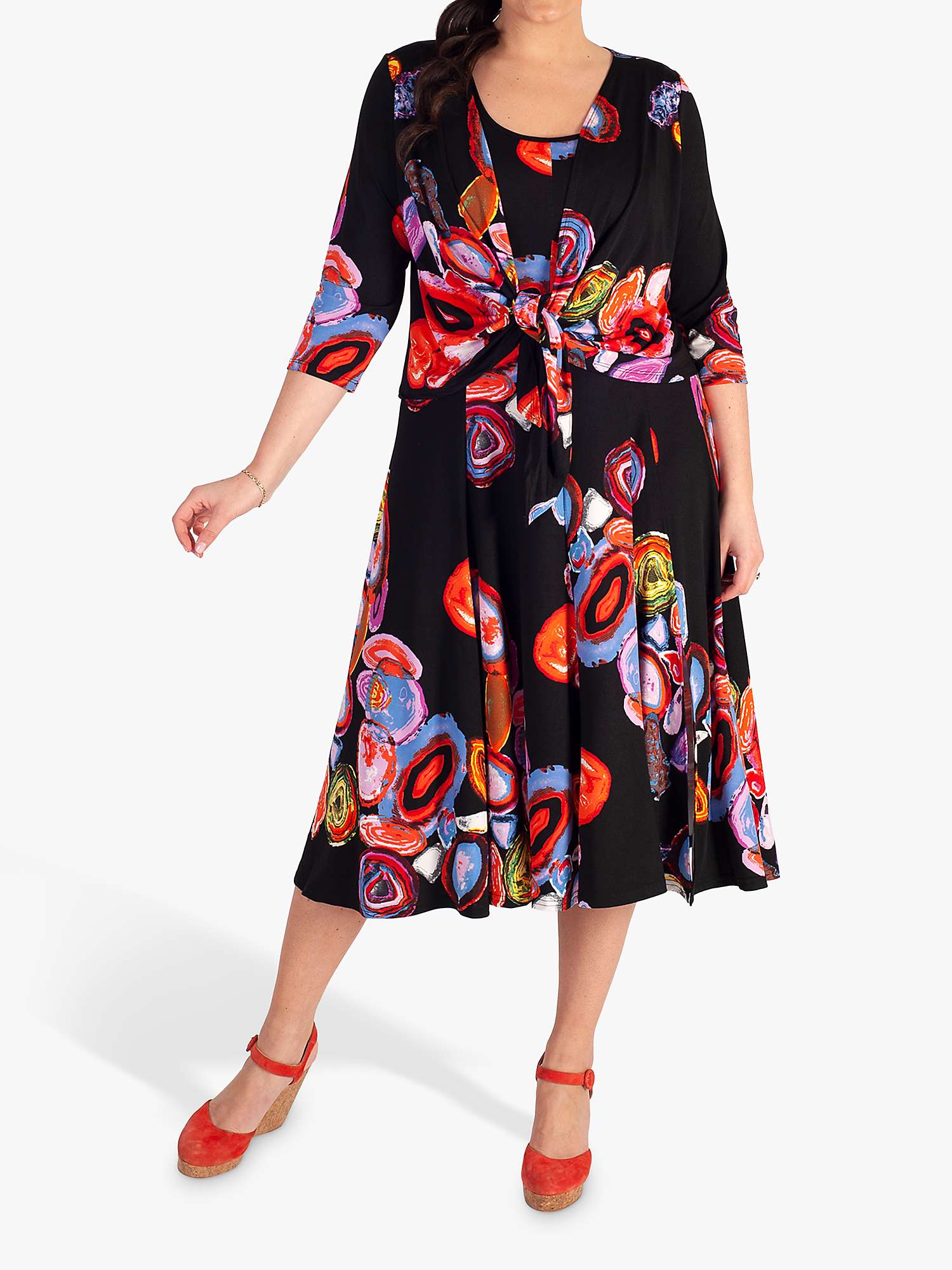 Buy chesca Abstract Print Bolero Jacket Online at johnlewis.com