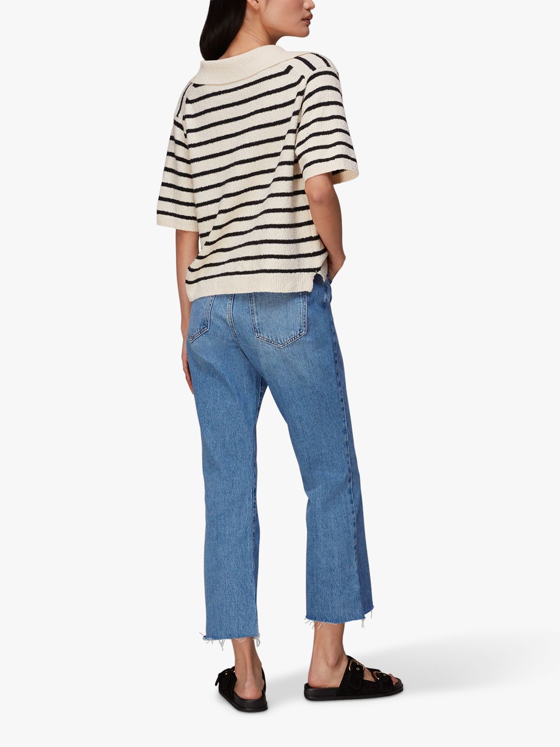 Light Wash Authentic Kick Flare Jean, WHISTLES