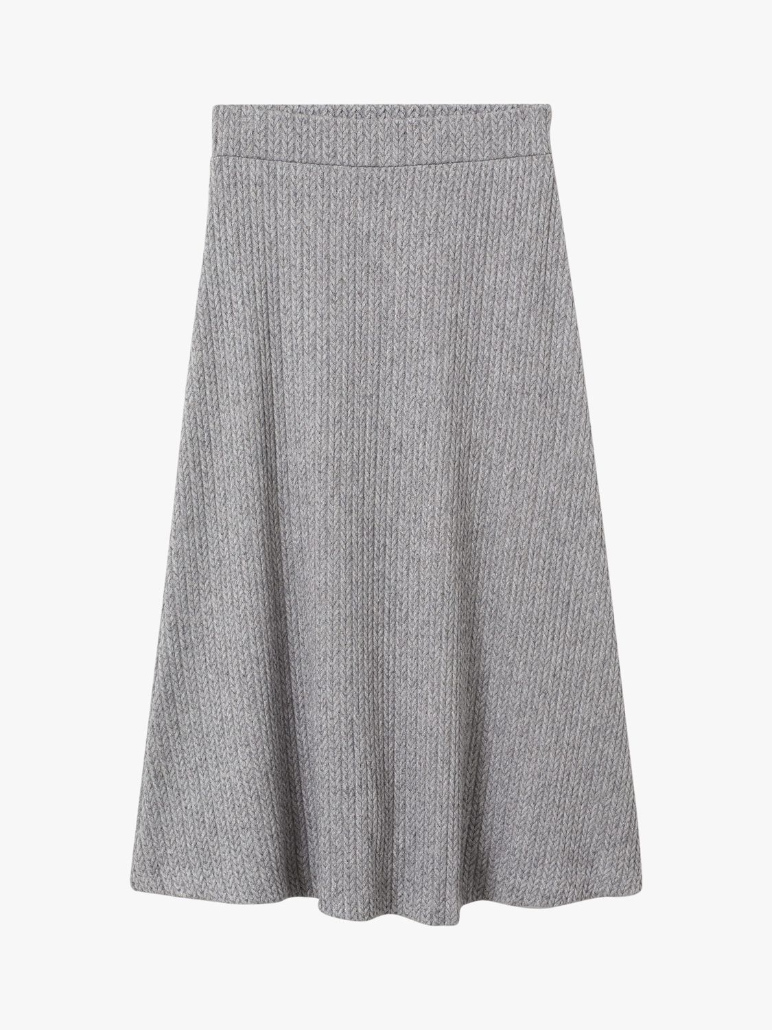 Mango Vega Midi Skirt, Medium Grey