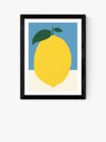 EAST END PRINTS Rosi Feist 'Yellow Lemon' Framed Print