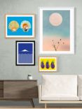 EAST END PRINTS Rosi Feist 'Waves & Fuji' Framed Print