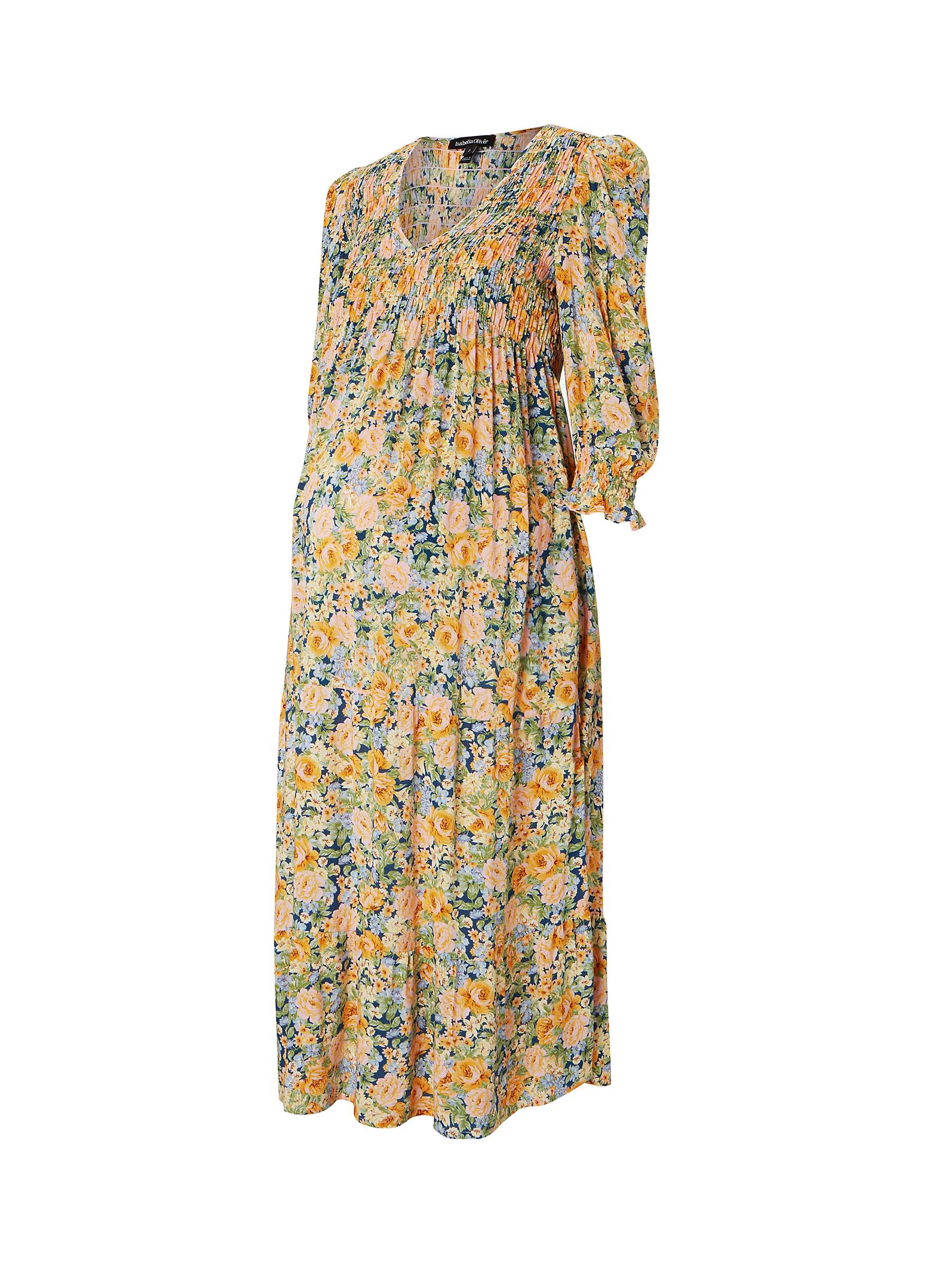 Buy Isabella Oliver Meredith Floral Maternity Dress, Multi Online at johnlewis.com