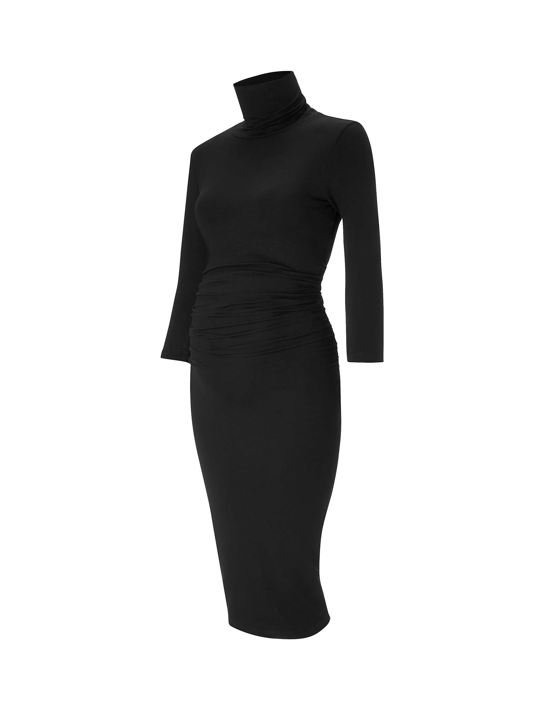 Buy Isabella Oliver Grayson Maternity Dress, Caviar Black Online at johnlewis.com