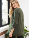 Isabella Oliver Holly Maternity Sweatshirt, Deep Khaki