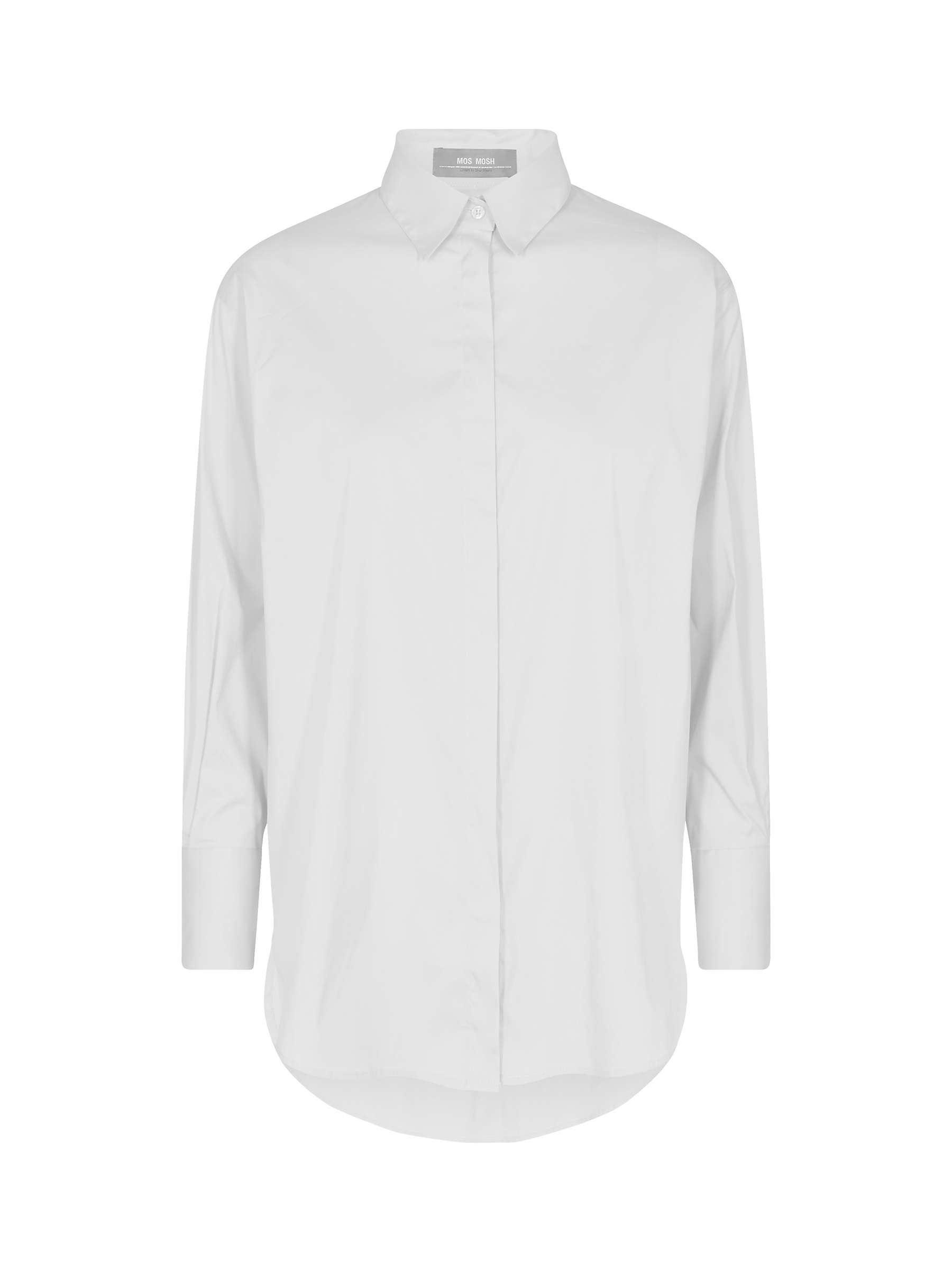 MOS MOSH Enola Classic Shirt, White at John Lewis & Partners