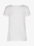 MOS MOSH Arden Organic Cotton V Neck T-Shirt, White