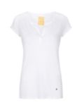 MOS MOSH Troy Linen Cotton Blend T-Shirt, White