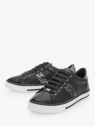 Moda in Pelle Alberry Leather Lace Up Trainers