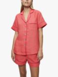 Jigsaw Linen Short Pyjamas, Coral