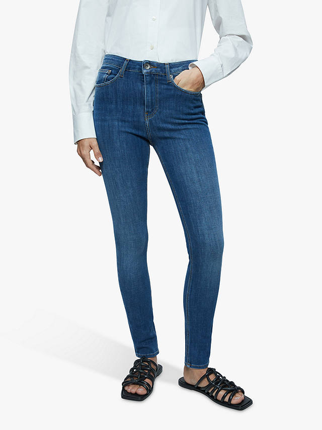 Jigsaw Richmond Skinny Jeans, Vintage Mid Blue 