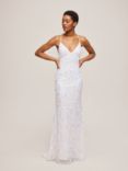 Lace & Beads Alchemila Maxi Dress, Bridal White