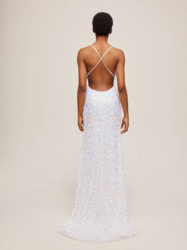 Lace & Beads Alchemila Maxi Dress, Bridal White