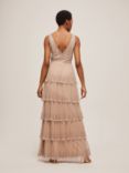 Lace & Beads Mulan Lishky Sleeveless Maxi Dress, Mink