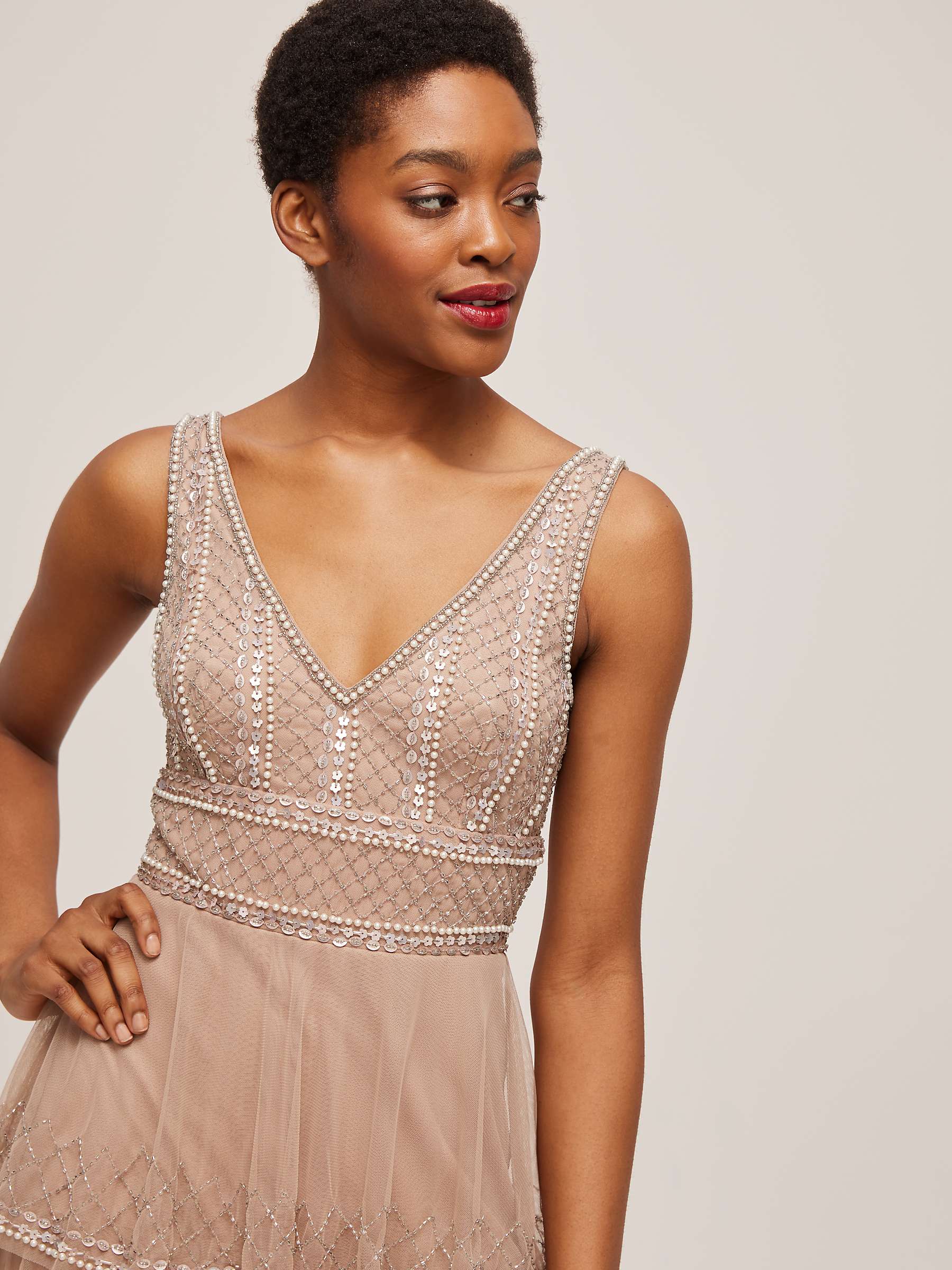 Buy Lace & Beads Mulan Lishky Sleeveless Maxi Dress Online at johnlewis.com