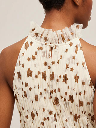 Lace & Beads Safa Star Print Maxi Dress